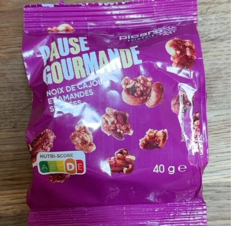 PAUSE GOURMANDE NOIX DE CAJOU ET AMANDES SUCREES