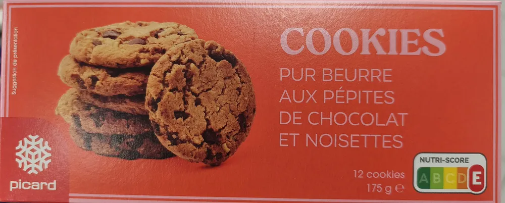 Cookies aux pépites de chocolat et noisettes - Pur beurre