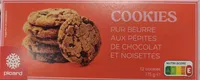 Cookies aux pépites de chocolat et noisettes - Pur beurre