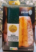 Mini Pandoro petite brioche et son sachet de sucre glace