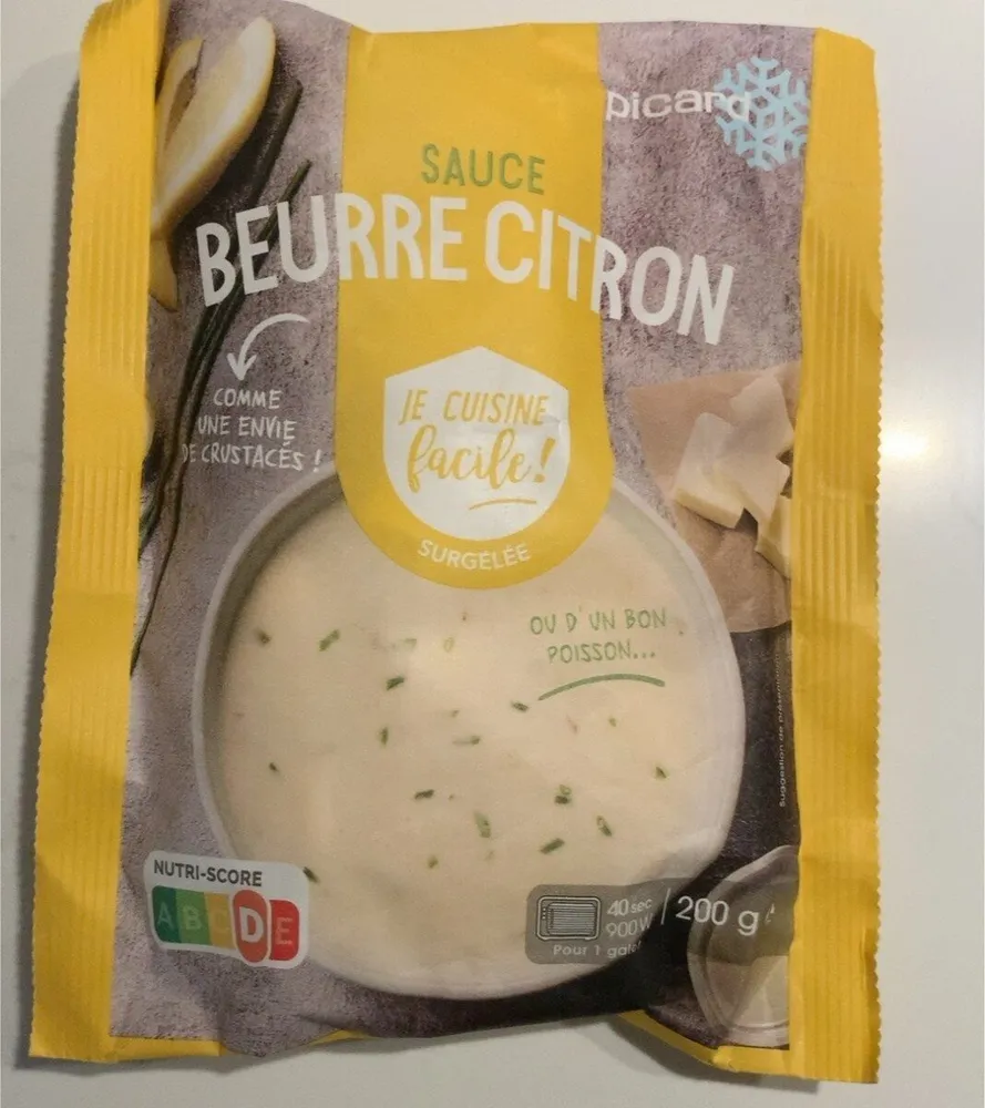 Sauce beurre citron
