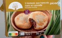 2 hotteok aux haricots noirs et cannelle