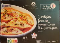 Conchiglioni farcis au fromage Corse et au jambon fumé