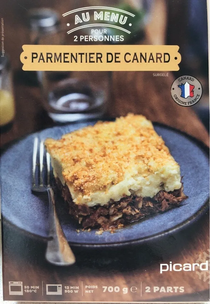 Parmentier de canard