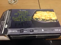 Gratin de Poulet, Écrasée de Pomme de Terre, Fondue d'Épinards, Tomme de Savoie