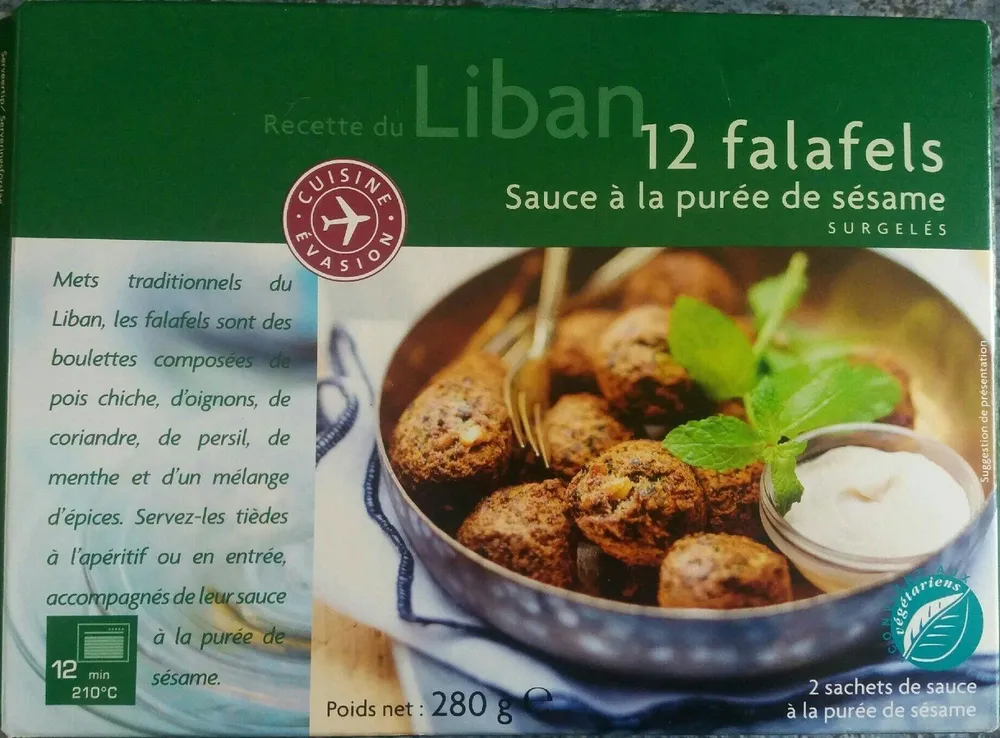 Falafeles Sauce à la purée de sésame