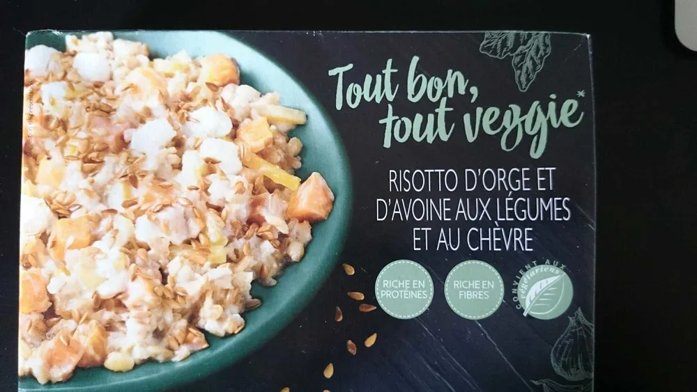 Risotto d'Orge et d'Avoine aux Légumes et au Chèvre