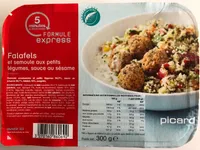 Falafels et semoule au petits légumes
