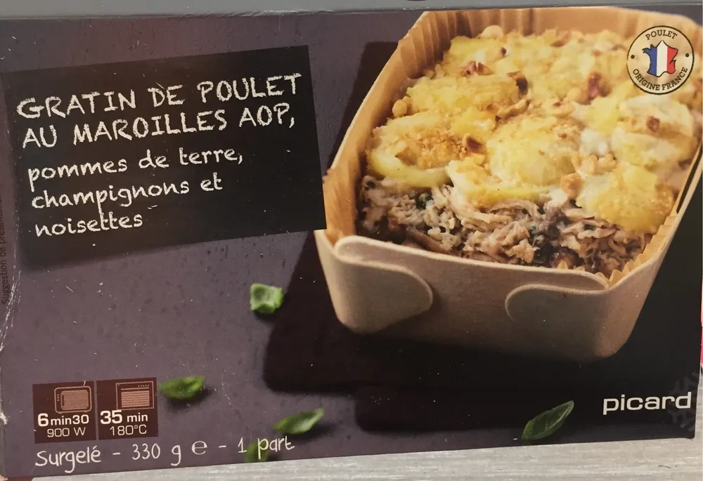 Gratin de Poulet au Maroilles AOP