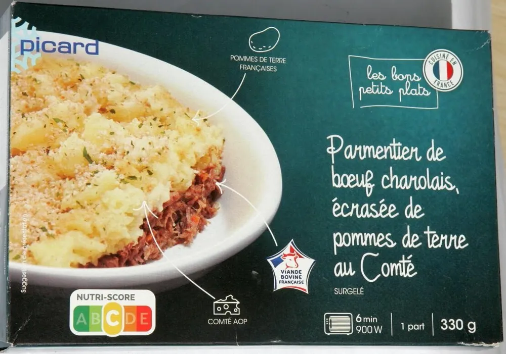 Parmentier de boeuf Charolais