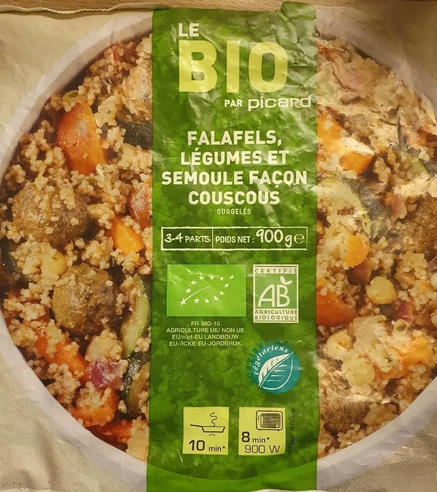 Falafels legumes et semoule façon coucous