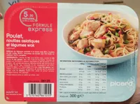Poulet, Nouilles Asiatiques et Légumes Wok