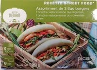 Assortiment de 2 Bao burgers