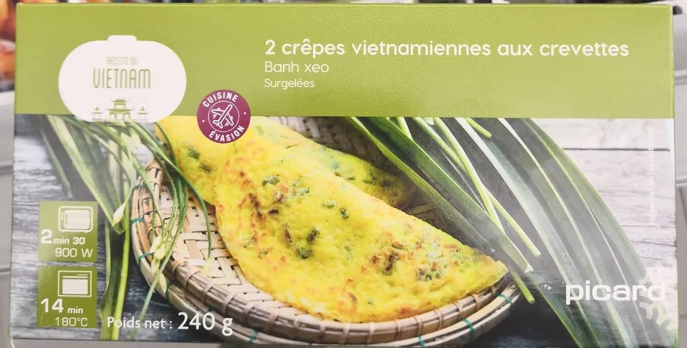 Crêpe vietnamienne ms aux crevette