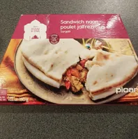 Sandwich naan poulet jalfrezi