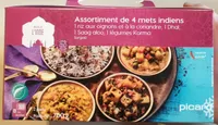 Assortiment de 4 mets indiens
