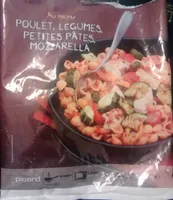 Au Menu Poulet, Légumes, Petites Pâtes, Mozzarella - Surgelé