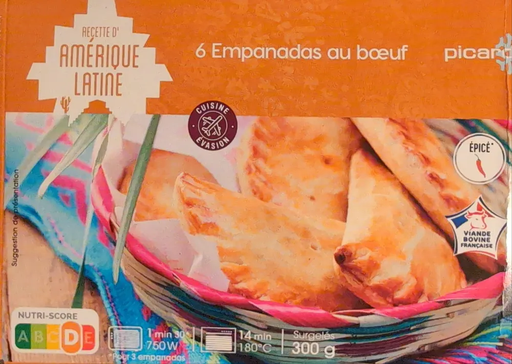 6 Empanadas au bœuf