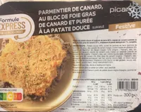 Parmentier canard au foie gras