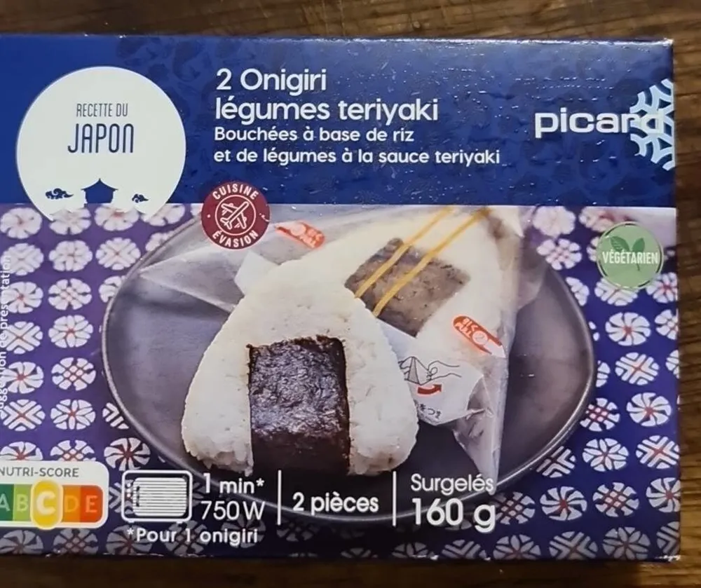 Onigiri légumes teriyaki