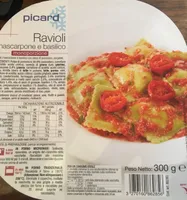 Ravioli mascarpone e basilico