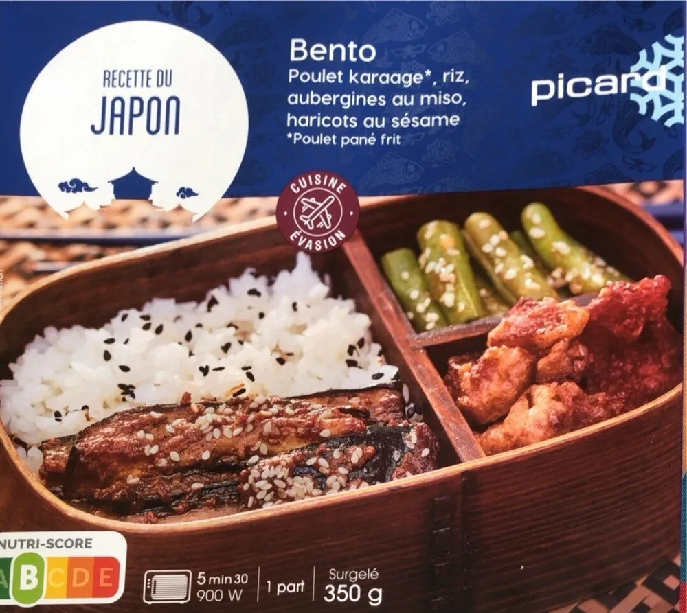 Bento poulet karaage riz