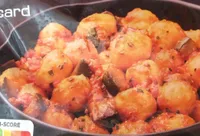 Billes de polenta et légumes à l norma