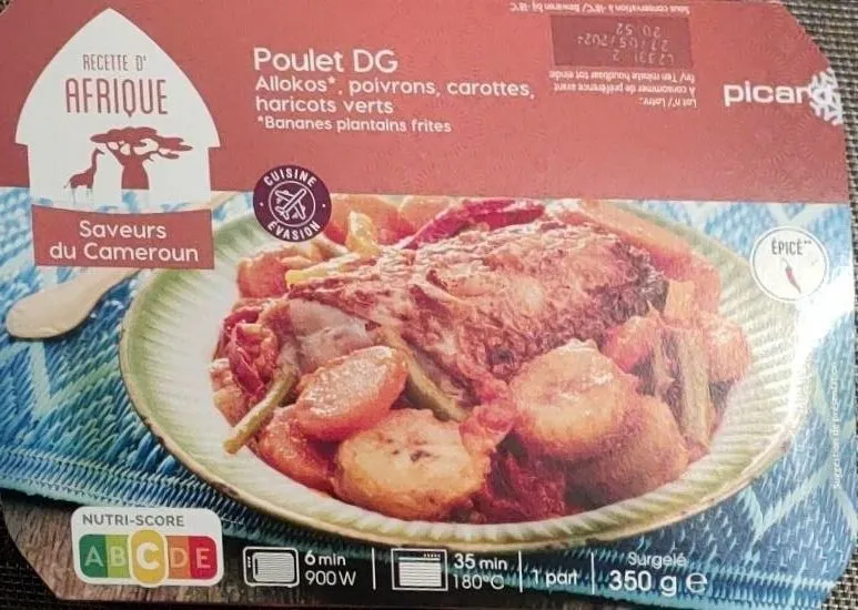 Poulet DG - Recette d'Afrique saveurs du Cameroun