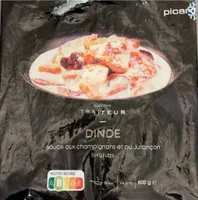 Dinde sauce aux champignons et au jurançon