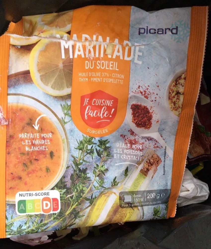 Marinade du soleil