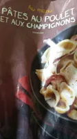 Pâtes au poulet et aux champignons