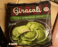 Girasoli à la burrata et au basilic