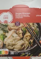 Soupe Wonton - Bouillon De Légumes, Raviolis Aux Crevettes Et Légumes