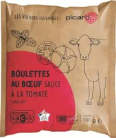 Boulette au bœuf sauce à la tomate