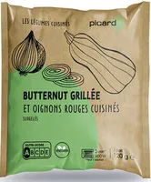 Butternut grillée et oignons rouge cuisinés