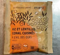 Riz et lentilles corail cuisinés