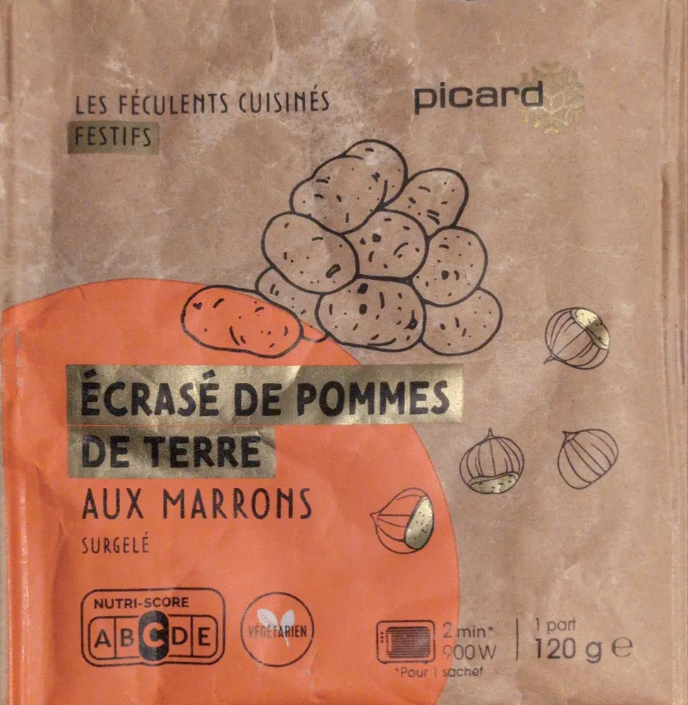 Écrasé de pommes de terre aux marrons