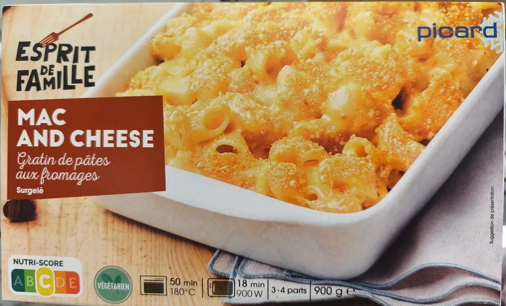 Mac and cheese gratin de pâtes aux fromages