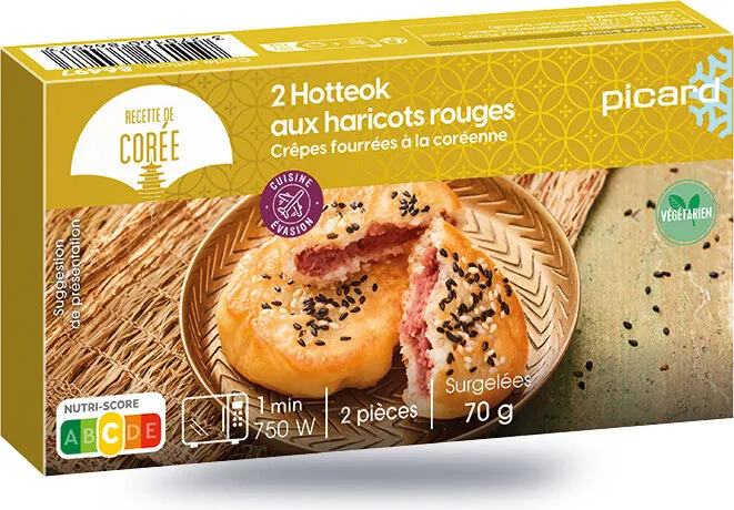 2 hotteok aux haricots rouges