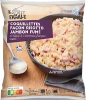 Coquillettes façon Risotto, jambon fumé