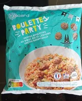 Boulettes party au boeuf, riz et légumes