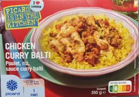 Chicken curry balti