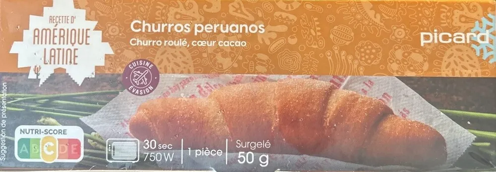 Churros peruanos Churro roulé, cœur cacao