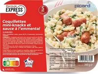 Coquillettes Mini-Knacks et Sauce a l’Emmental