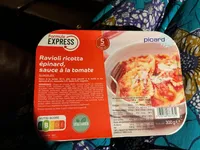 Ravioli risotto épinards sauce à la tomate