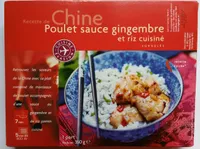 Poulet Sauce Gingembre et Riz Cuisiné