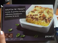 Gratin de Poulet, Écrasée de Pommes de Terre, Châtaignes, Champignons et Tomme de Savoie