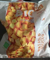 Patates douces en morceaux