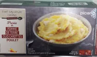 Purée de pomme de terre duo carottes poulet