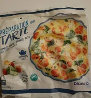 Perparation pour tarte tomate cerise epinard feta